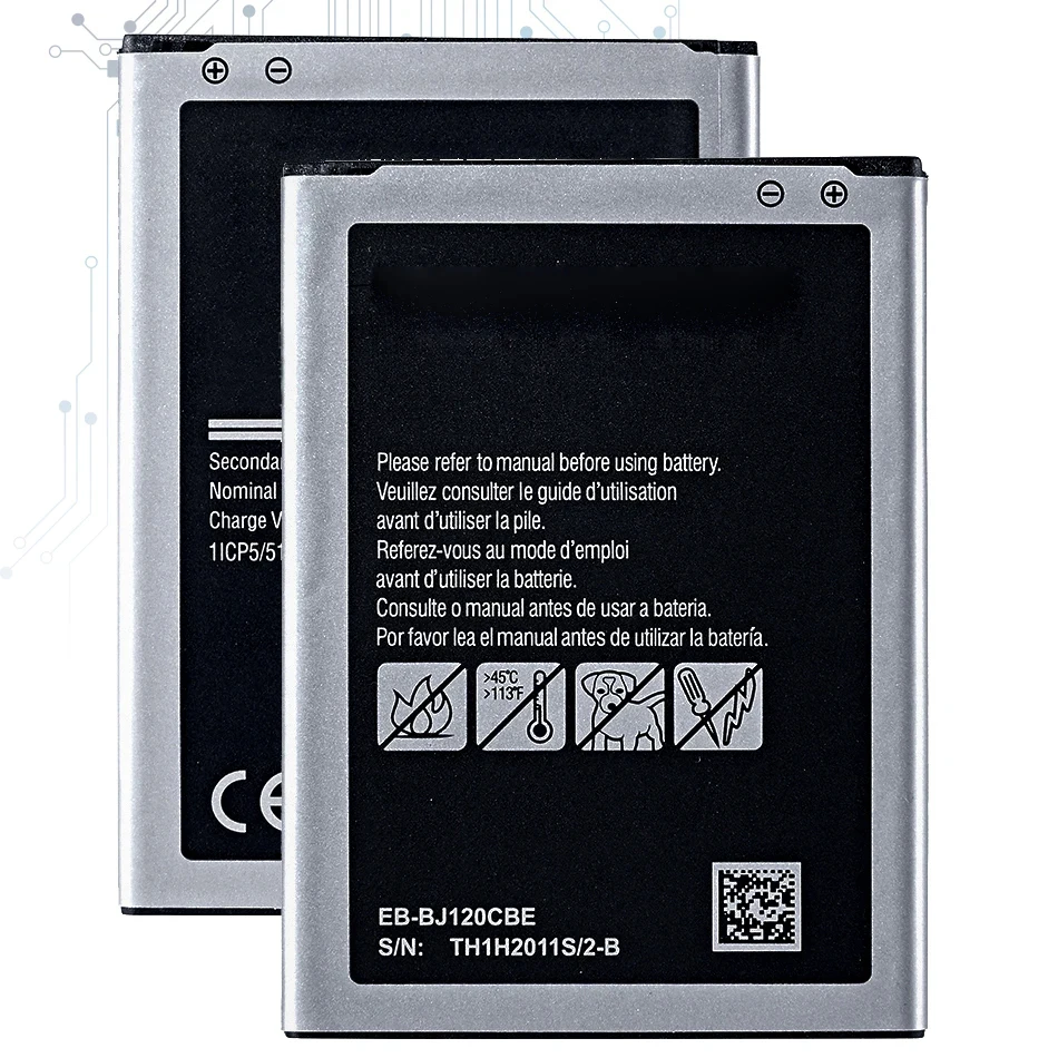 Phone Battery For Samsung Galaxy Express 3 J1 2016 SM-J120A SM-J120F SM-J120F/DS J120 J120h J120ds EB-BJ120CBE 2050Mah