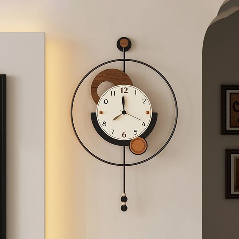 Minimalist Wall Clock Creative Art Design Clock Luxury Living Room Silent Clocks Nordic Modern Household Decorative Clocks