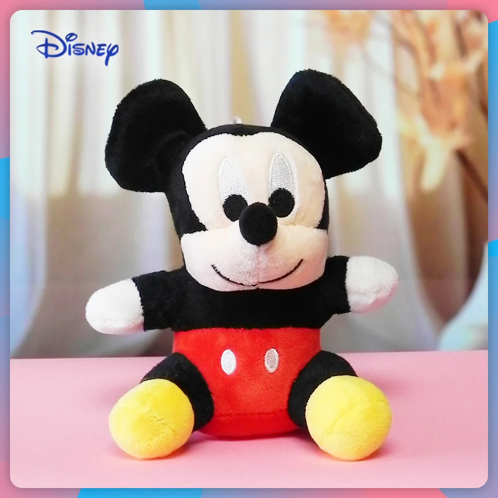 18 cm Disney Mickey Minnie Mouse Knuffels Anime peluche Gevulde Leuke Cartoon Pop Verjaardag Kinderen Kerstcadeau Voor Kinderen