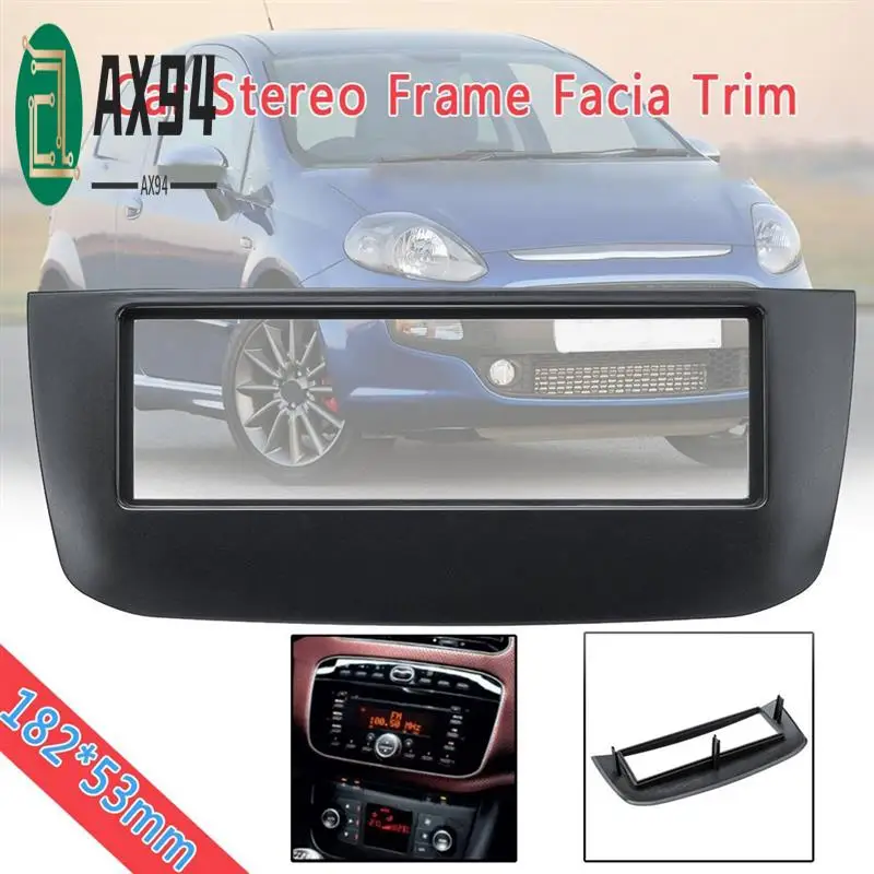 

AX94-1 Din Fascia For Fiat EVO Radio CD DVD Dashboard Stereo Panel Dash Mount Refitting Installation Trim Kits Frame Plate