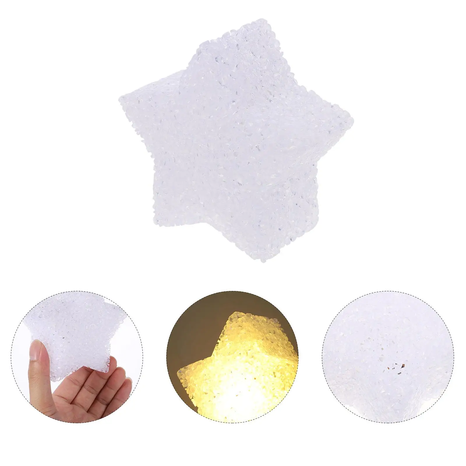 EVA Particle Star Light H held Glowing Concert Shape for Chorus Child Lightweight Music Festival Dance Party Night Events