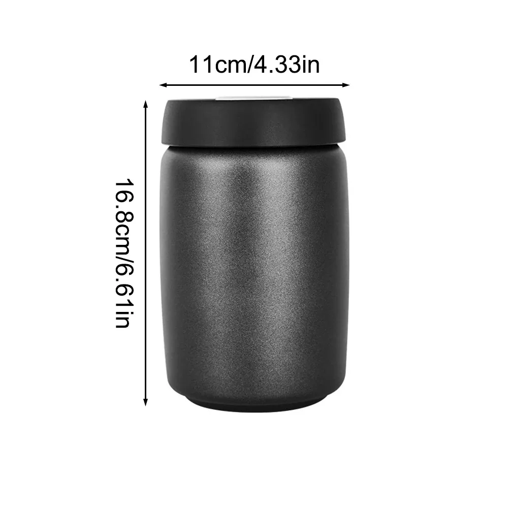 

1200ml Coffee Beans Vacuum Sealed Jug 304 Stainless Steel Food Keep Fresh Storage Container Kitchen Coffee Vacuum Canister