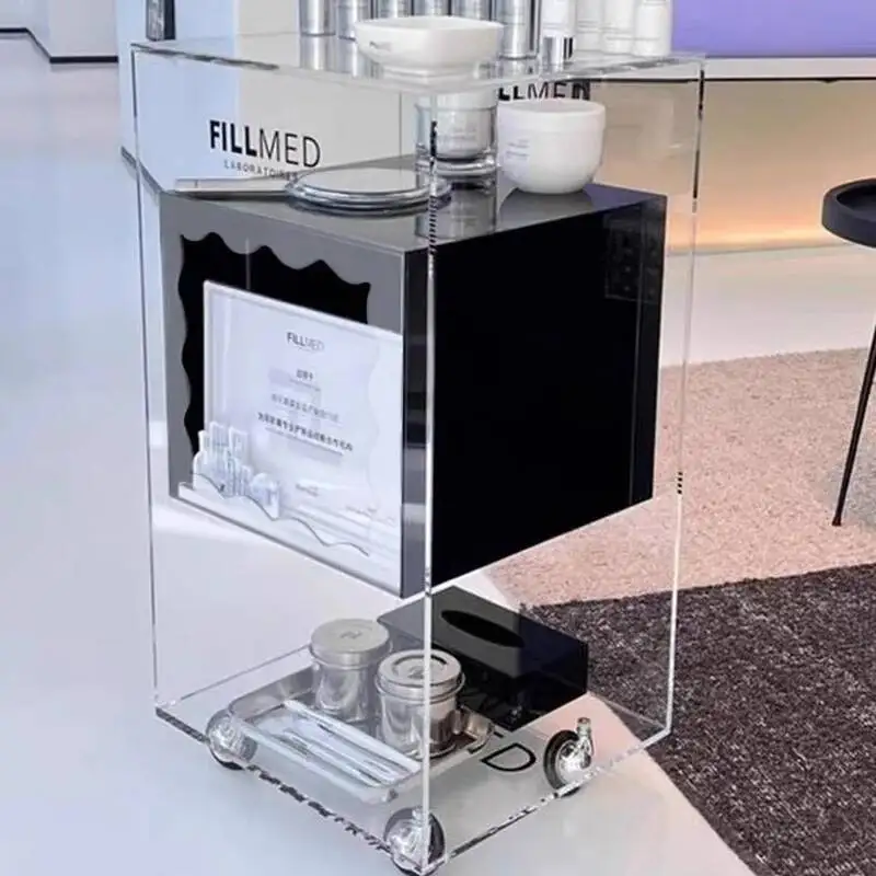 Modern Simple Design Multi-layer Trolley Beauty Salon Dedicated Storage Cabinet Taquilla Del Salón De Peluquería Salon Furniture