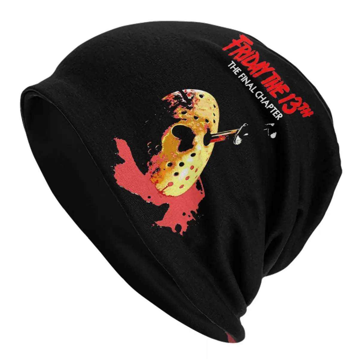 Sexta-feira 13 Jason Voorhees Chapéu de tricô para homens e mulheres, Horror Movie Bonnet, gorro macio, Halloween Chemo Cap, acessórios de inverno, populares