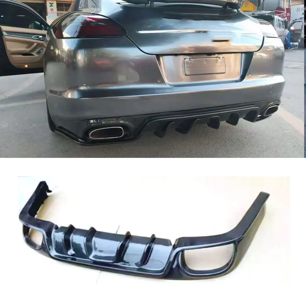 

VACOMUL Carbon Fiber Rear Lip Diffuser Spoiler for Porsche Panamera 970.1 2010-2014 Bumper Car Styling FRP