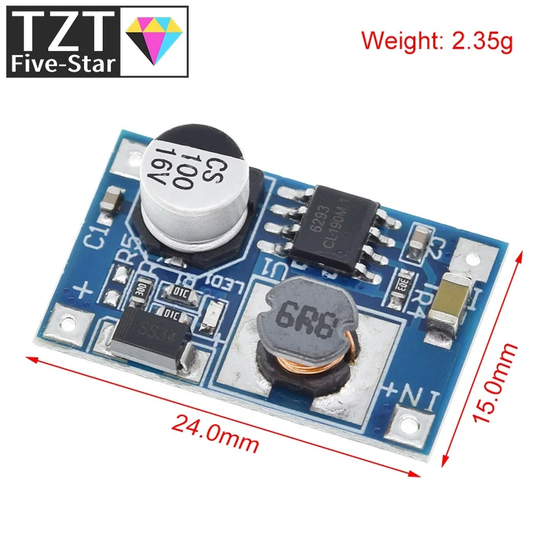 8W USB Input DC-DC 3V-6V to 12V  3A Converter Step Up Module Power Supply Boost Module 3.7v lithium battery USB charger Board