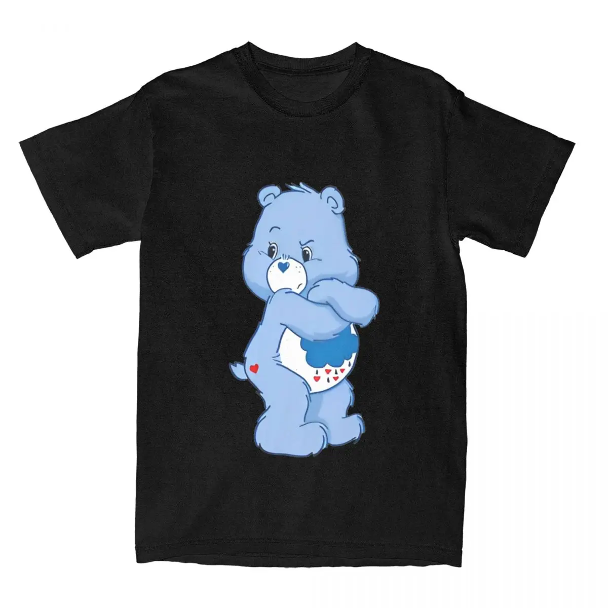 Care Bears Grumpy Bears T Shirt Versatile Amusing O-Neck Vintage Streetwear Short Sleeve Cotton Harajuku Stylish Unisex Tops