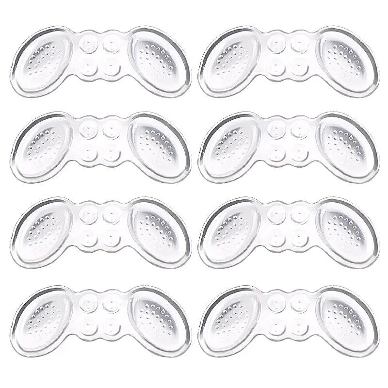 2 PCS Silicone Heel Protector Women Insoles for Shoes High Heel Pad Adjust Size Adhesive Heels Pads Relief Foot Care Insert