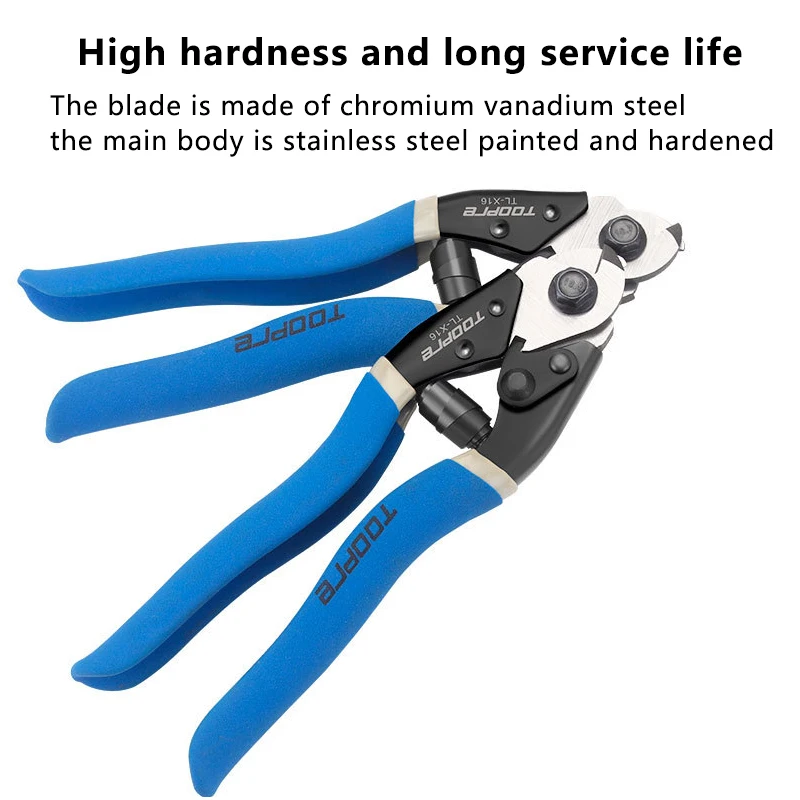TOOPRE Bicycle Cable Hose Pliers Steel Wire Cutter Tongs Brake Shift Cable Pincers Sharp Multi-Function Clipper Strong Tools