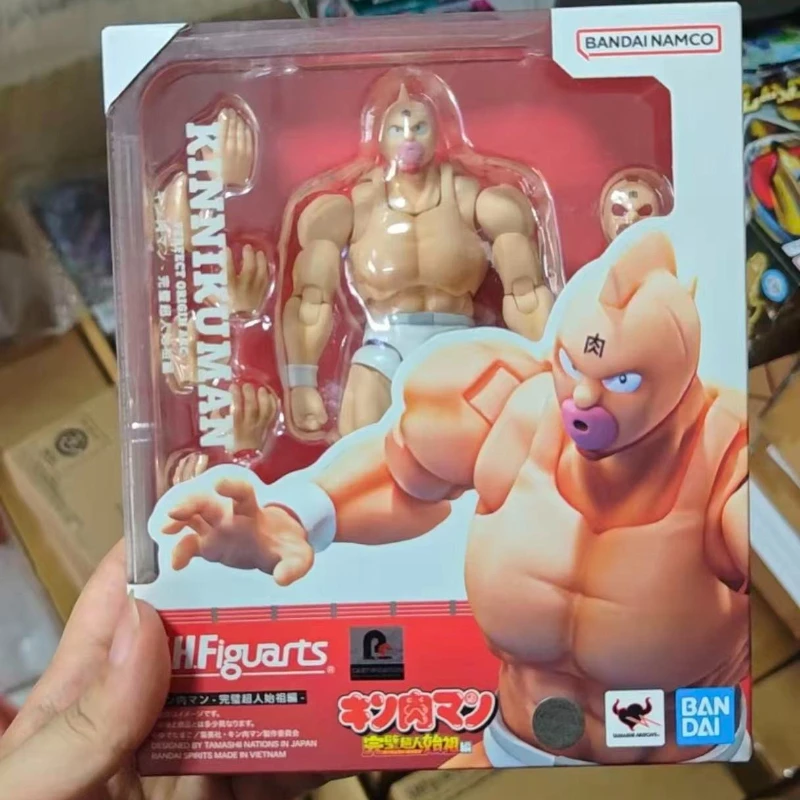 Bandai Kinnikuman Anime Figure SHF  Kinnikuman Perfect original Action Figure Collectibles Model High Poseability Toys Boys Gift