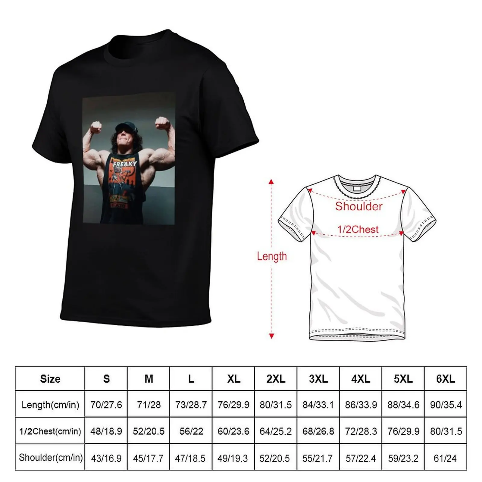 sam sulek freaky T-Shirt custom t-shirts funny shirt cotton Men's t-shirts