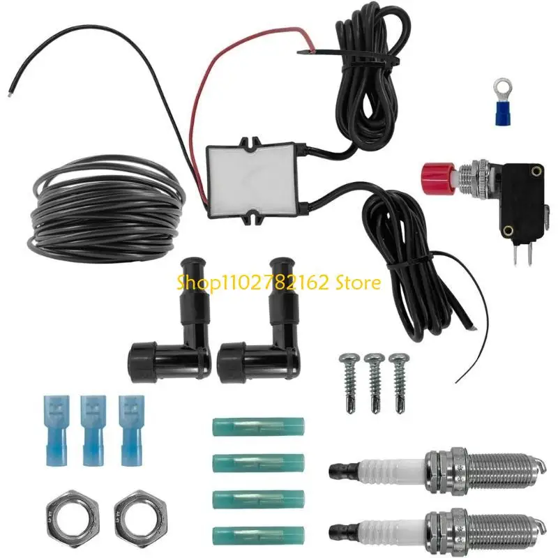 547B Double Flamethrower Universal for Motorcycle Car Exhaust Flame