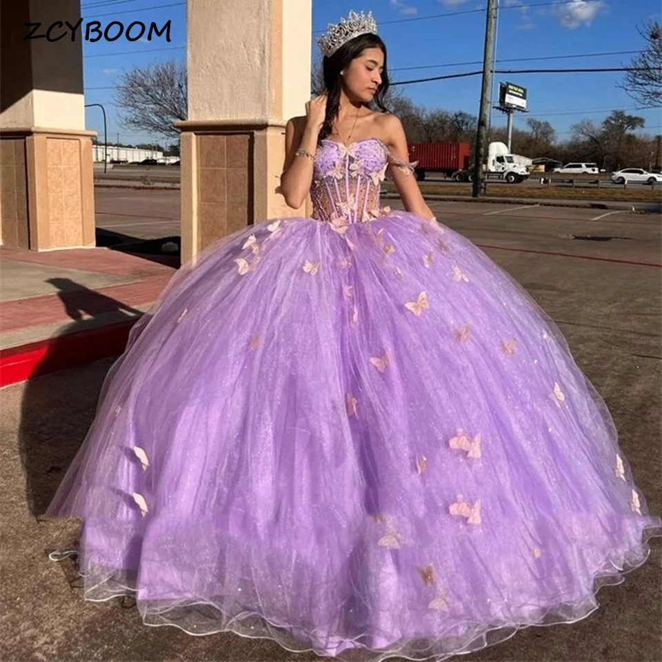 

Customized Elegant Strapless Beaded Off The Shoulder Evening Dresses 2025 Floor Length Sweep Train Tulle Custom Made Formal Gown