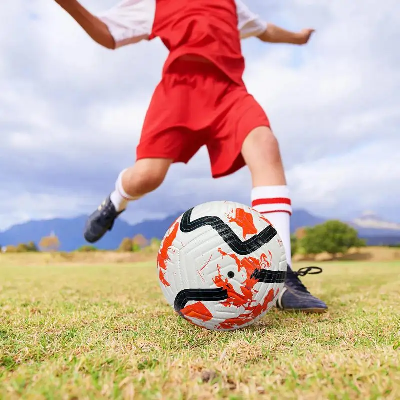 Sport-Fußball, Größe 5, Club-Fußball, weicher Bezug, Sport-Fußball für Geburtstag, Festival, Schule, Sportspiel, Teenager, Erwachsene