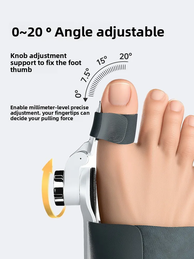 Toe correction retainer toe splitter knob thumb valgus assist splitter