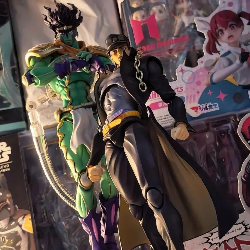 Jojo'S Bizarre Adventure Star Platinum Jotaro Kujo Anime BIG Superimage Mobile Articulated Action Figure Model Kit Ornament Toys