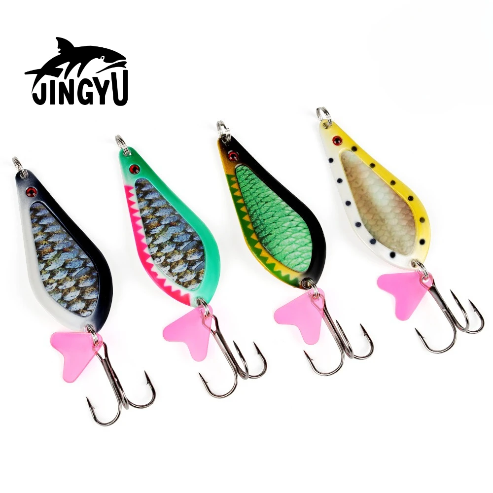 

Metal Spoon Lure Assassin - High-Frequency Spinner with UV Flash for Aggressive Pike/Bass, Forged Treble Hooks & Corrosion-Proof
