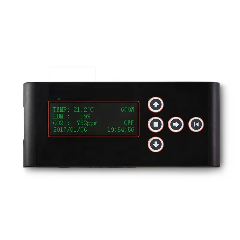 Two Channel Dimming Complete HID LED Lights Dimmer Grow Room 0-10V Controller Monitoring Temperature Humidity Data