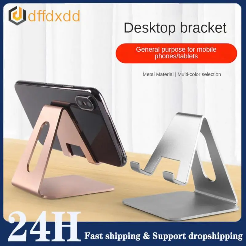 Universal Cell Phone Stand Desk Holder Aluminum Alloy Phone Tablet Bracket for 11 SE 7 8 for iPad Cell Phone Holder