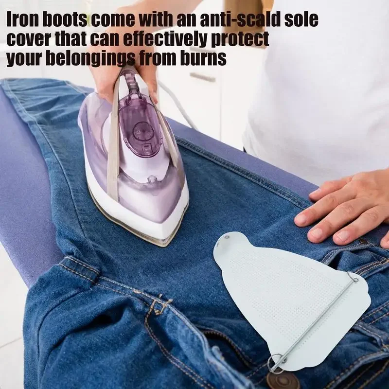 Electric Iron Covers Steam Iron Shoe Bottom Sole Cover Wear-Resistant Ironing Tool For Home Travel School And Business Trip