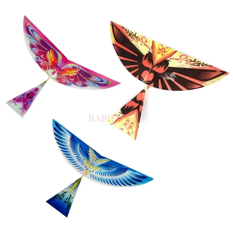 

C9GB Handmade Rubber Band Power Ornithopter Bird Model Science Kites Toy for Children