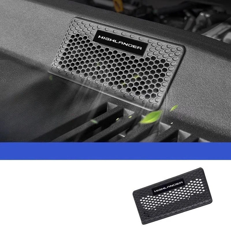 لتويوتا هايلاندر/كراون كلوغر 2022-2024: غطاء حماية شبكة المحرك-ملحقات ديكور الجسم لواقي الحطام ABS #6