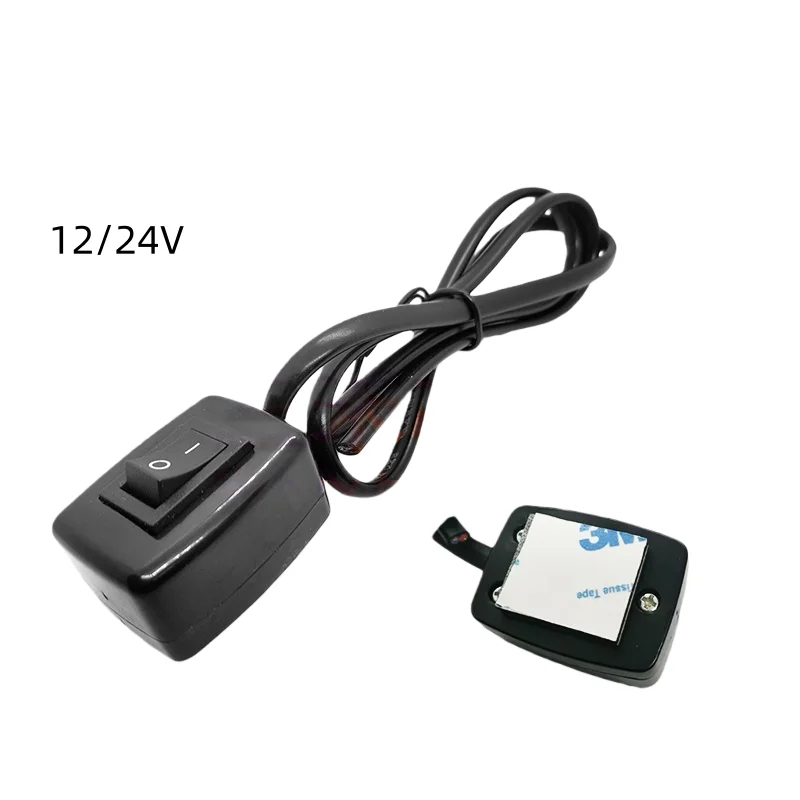 1-10pcs Car Sticker Mountable LED Button Conversion Light Decoration 12 24V Horn Cutout No Lock Self-Locking Wired DIY Connector