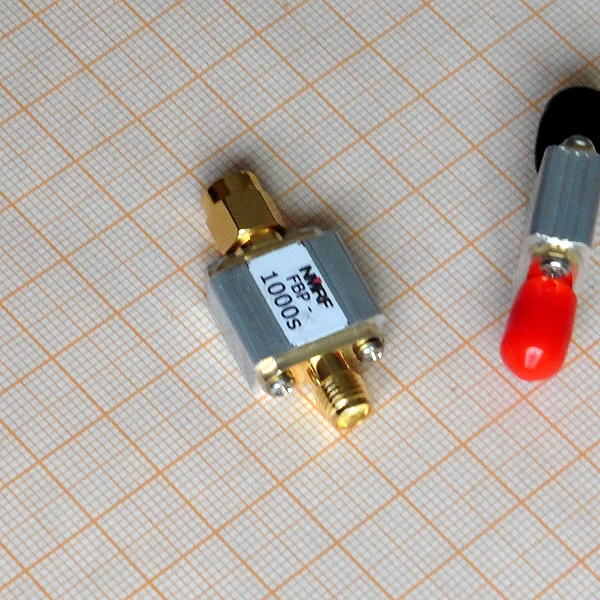 1000MHz RF Coaxial Bandpass SAW Filter, 3dB Bandwidth 20MHz,SMA Interface