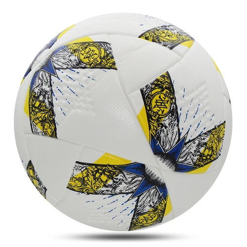 El más nuevo balón de fútbol tamaño estándar 5 Material de PU alta calidad deportes al aire libre Liga partido pelotas de entrenamiento de fútbol futbol voetbal