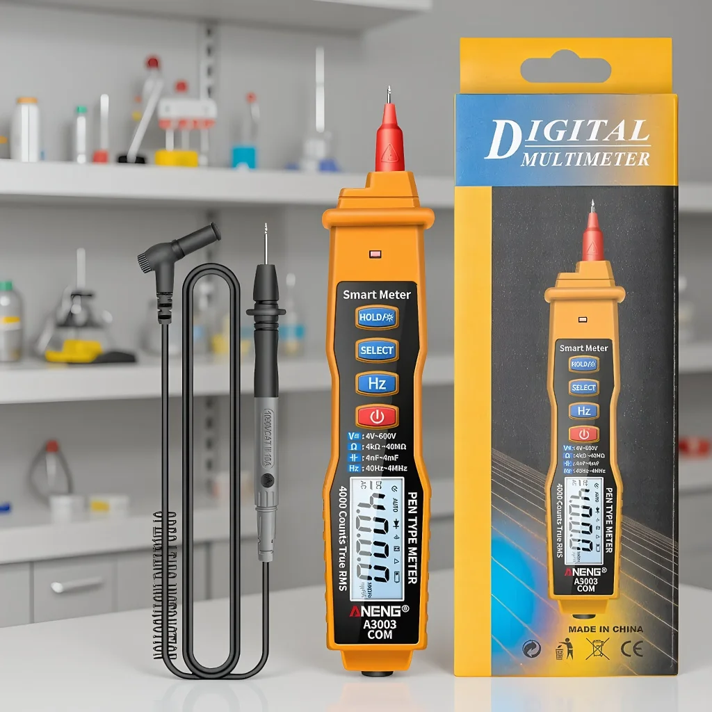 

Комплект интеллектуального мультиметра Bluetooth — частотомер 10 МГц и режим тока μA (ANENG A3003 2024 Edition)