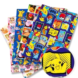 포켓몬 만화 Fabric140*50cm 수제 봉제 패치 워크 퀼트 베이비 드레스 홈 시트 인쇄 패브릭 패브릭 봉제 어린이