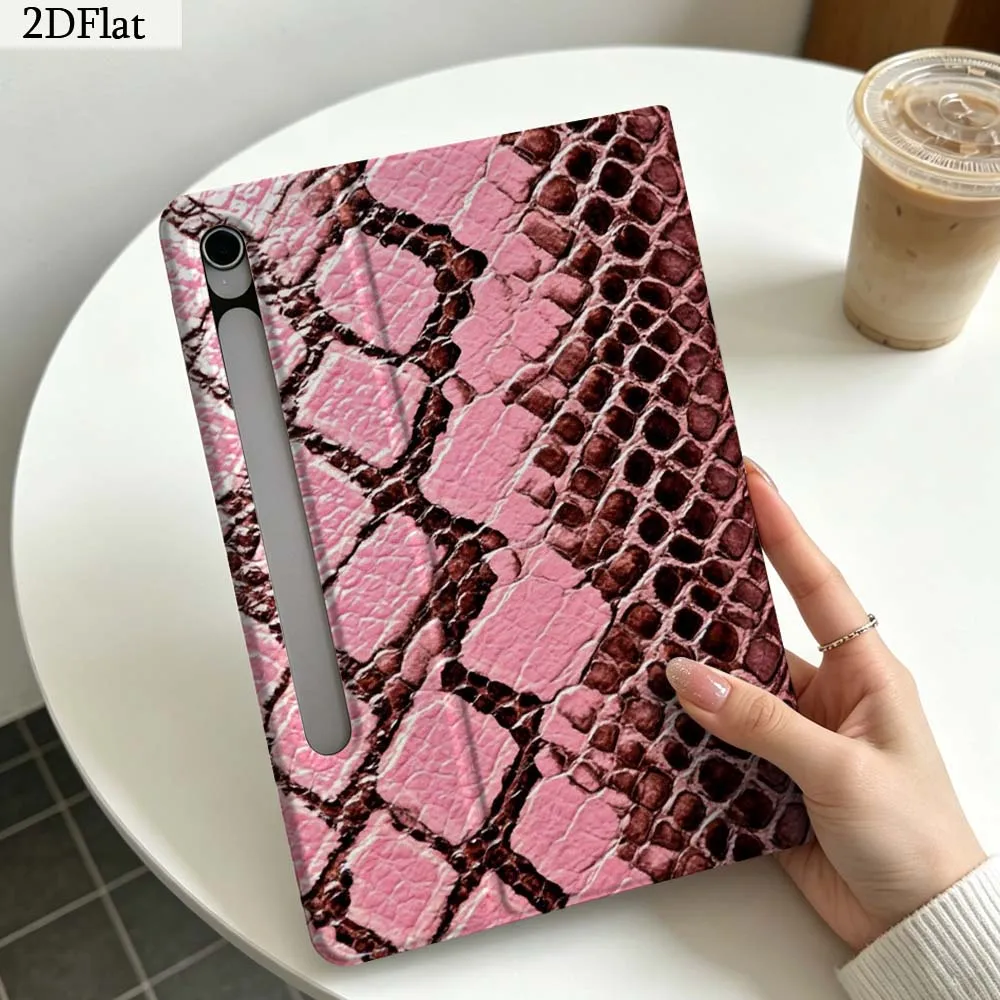 Animal Skin Texture For Samsung Galaxy Tab S11 S10 S9 S8 S7 S6 A11 A10.1 A9 A8 A7 Ultra FE Plus Soft Tablet Case Gift