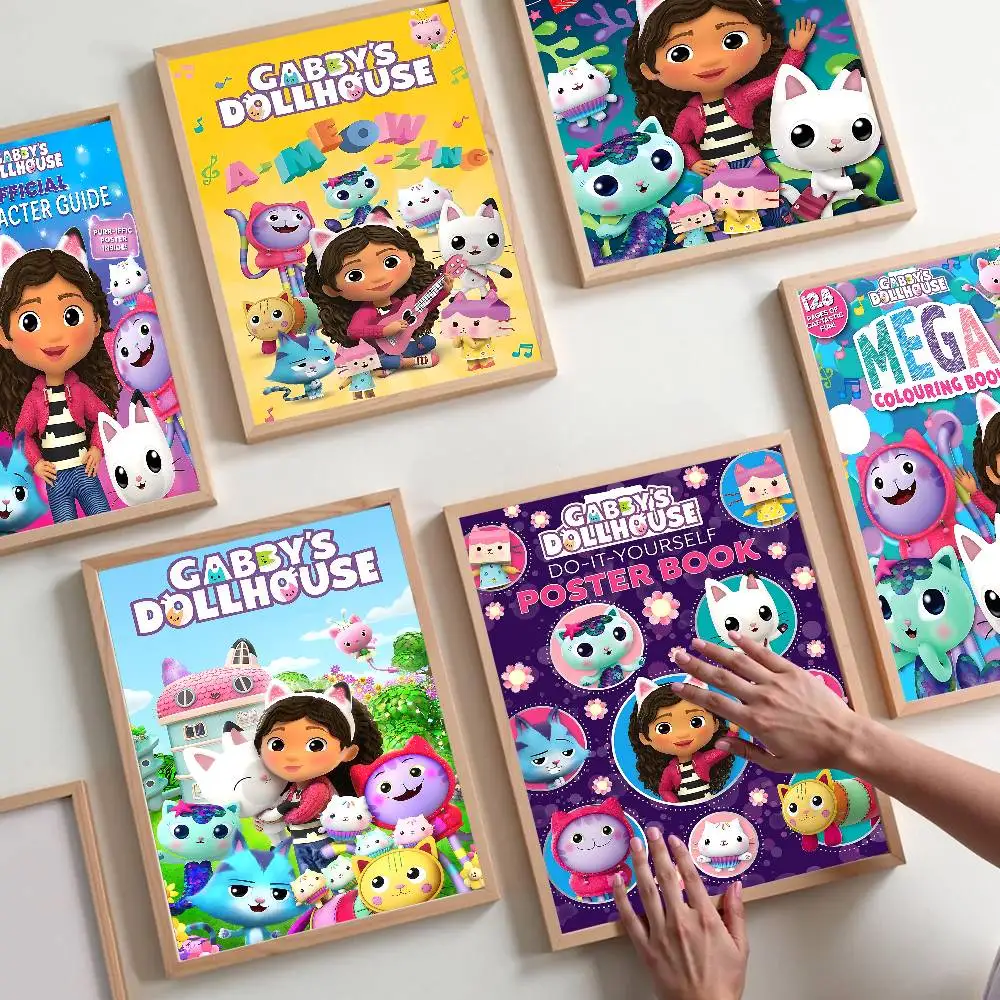 أطفال غابي دمية غابي القطط نوعية جيدة يطبع وملصقات HD جودة ملصق جدار الفن اللوحة دراسة ديكور المنزل