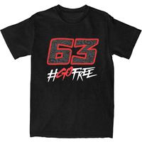 Rider Pecco Bagnaia 63 T-Shirt Summer Streetwear T-Shirts Cotton Harajuku Tee Shirt For Man Short-Sleeve Print Tees