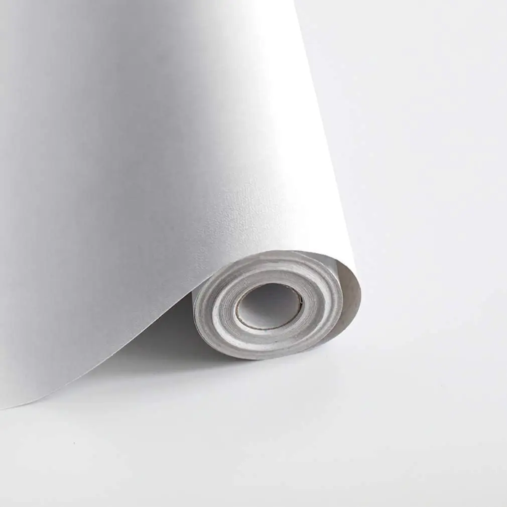 

314.9'x17.7' Peel and Stick Wallpaper White Contact Paper Solid Color Removable Wallpaper Self-Adhesive Waterpoof Wall Paper