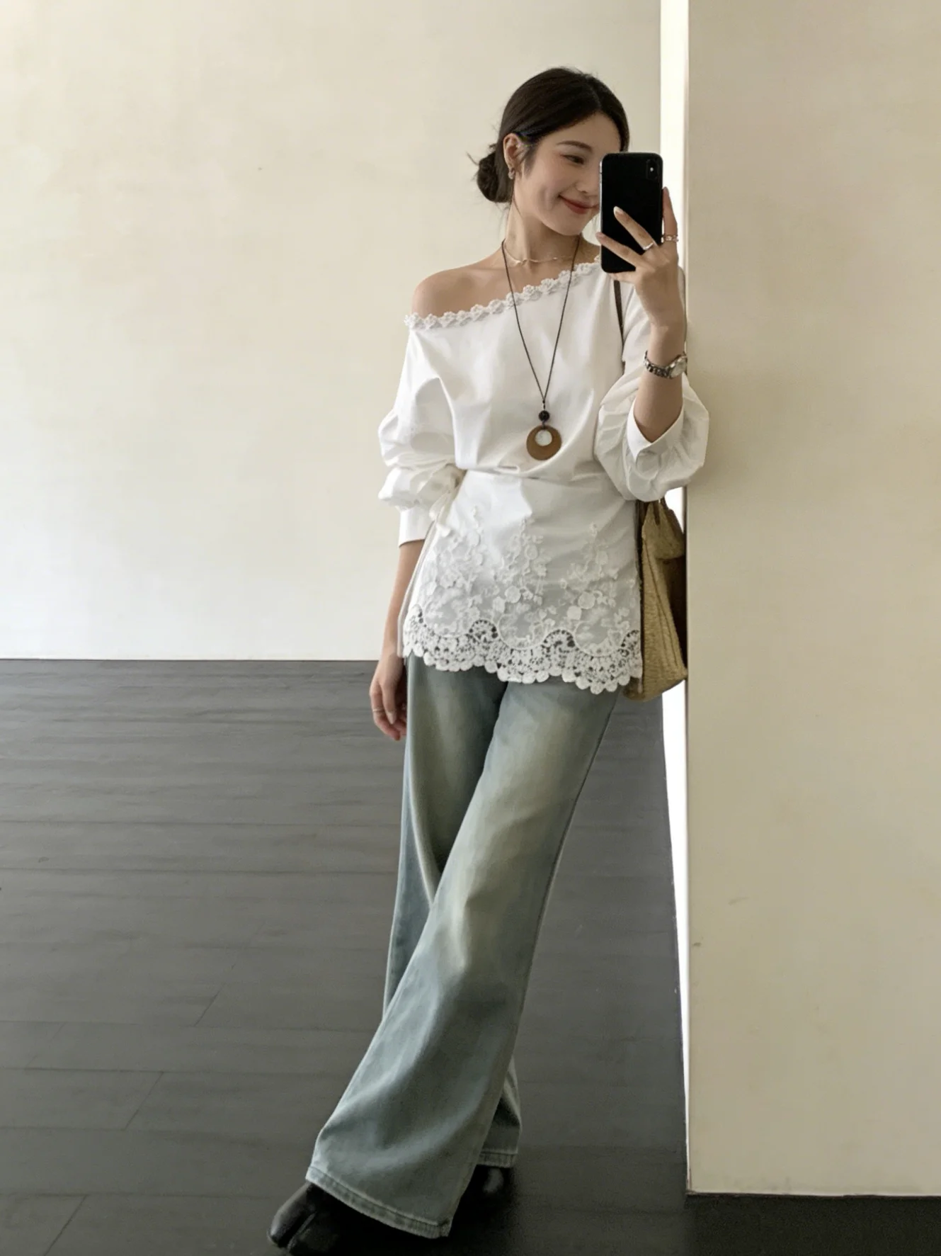 

Ladies' Summer New Style Long Sleeve Shirt Lazy Fashion High-End Feeling plus Size Two-Piece Set Breathable Comfortable Workwear