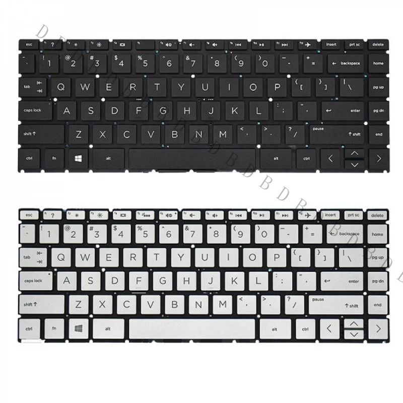 AA+New US English Laptop Keyboard Replacement For HP 14S-DK DF DP CF 14-CE CF CM DK DG TPN-Q207 Notebook