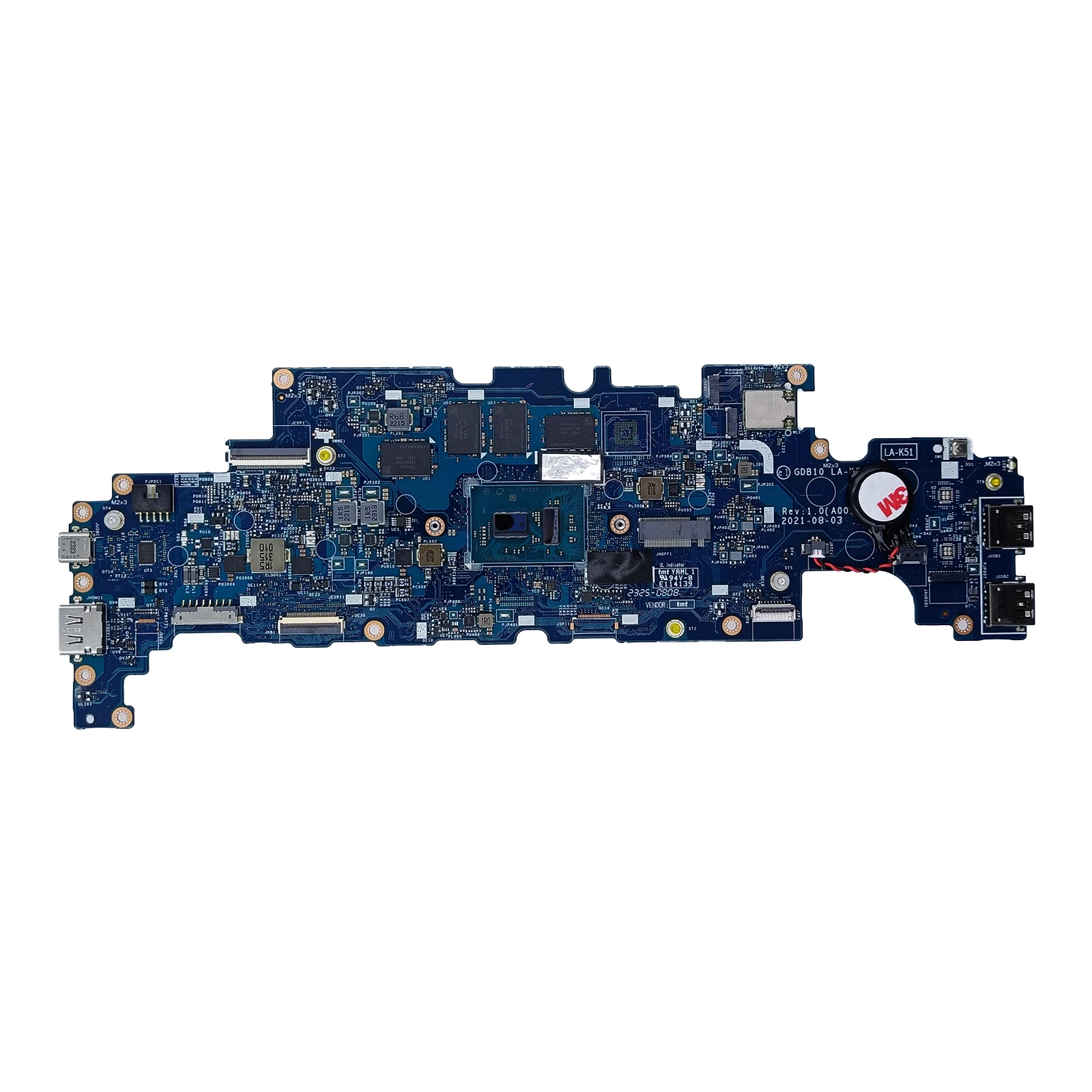 

0M12DJ For Dell Latitude 3120 Laptop Motherboard SRKGY N6000 4GB RAM Mainboard GDB10 LA-K511P