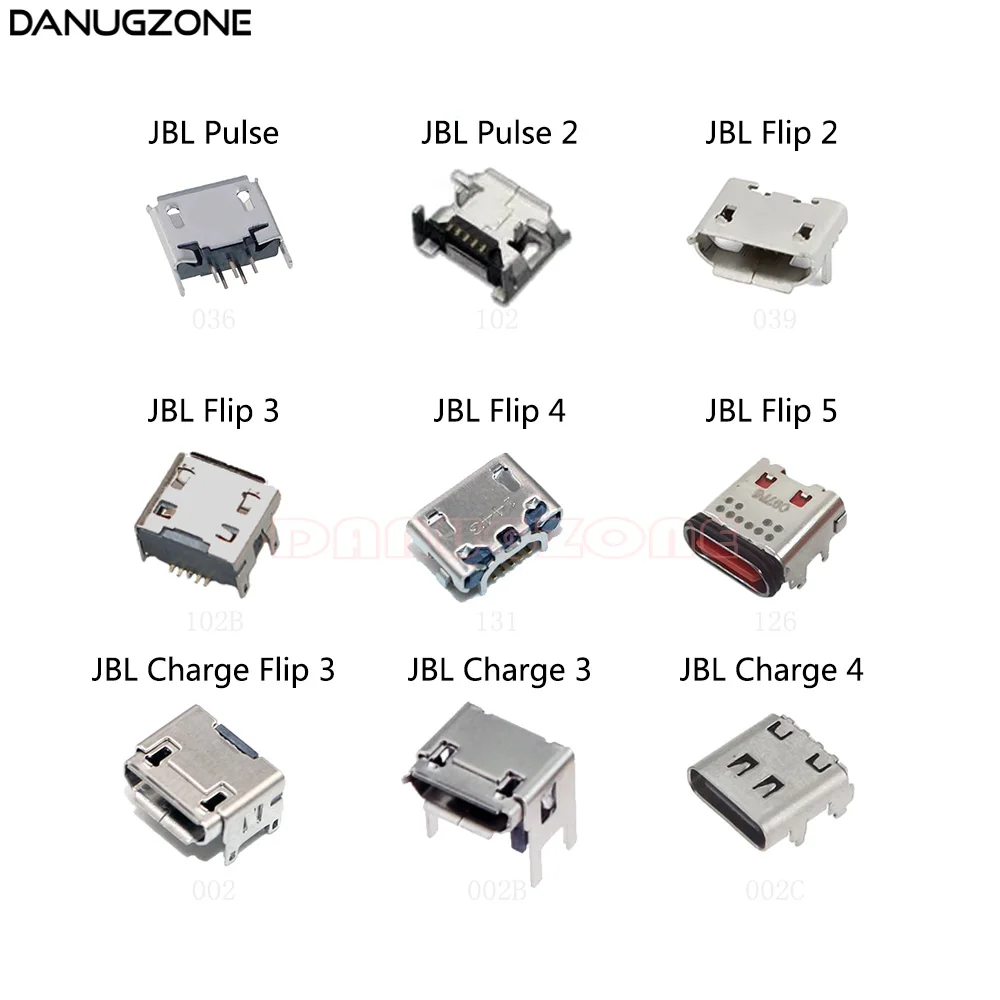 10PCS/Lot For JBL Charge 3 Flip 4 3 2 Pulse 2 Flip4 Micro USB Charging Jack Connector Socket Data Port Dock Plug