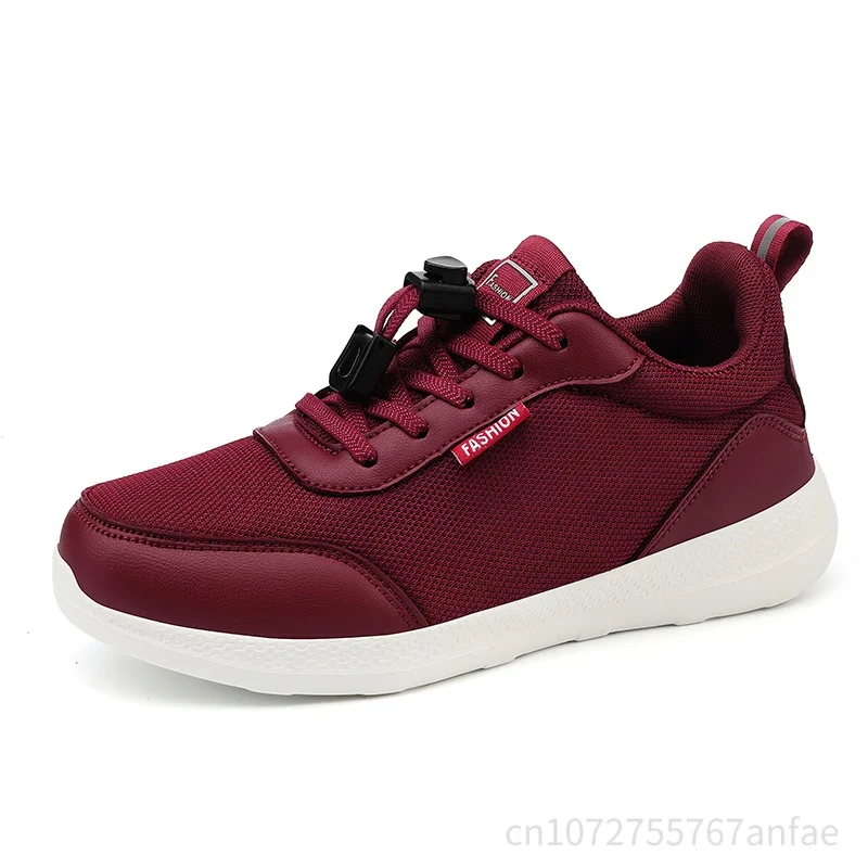 

New 2026 Middle-Aged And Elderly Step Walking Shoes Soft Bottom Running Travel Shoes Men Women's Same Style Elderly Sports Shoes
