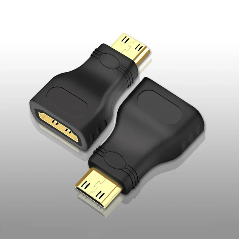 HD Mini Male HDMI-compatible To Standard HDMI-compatible Female Extension Adapter Female To Male F-M HDMI-compatible Converter