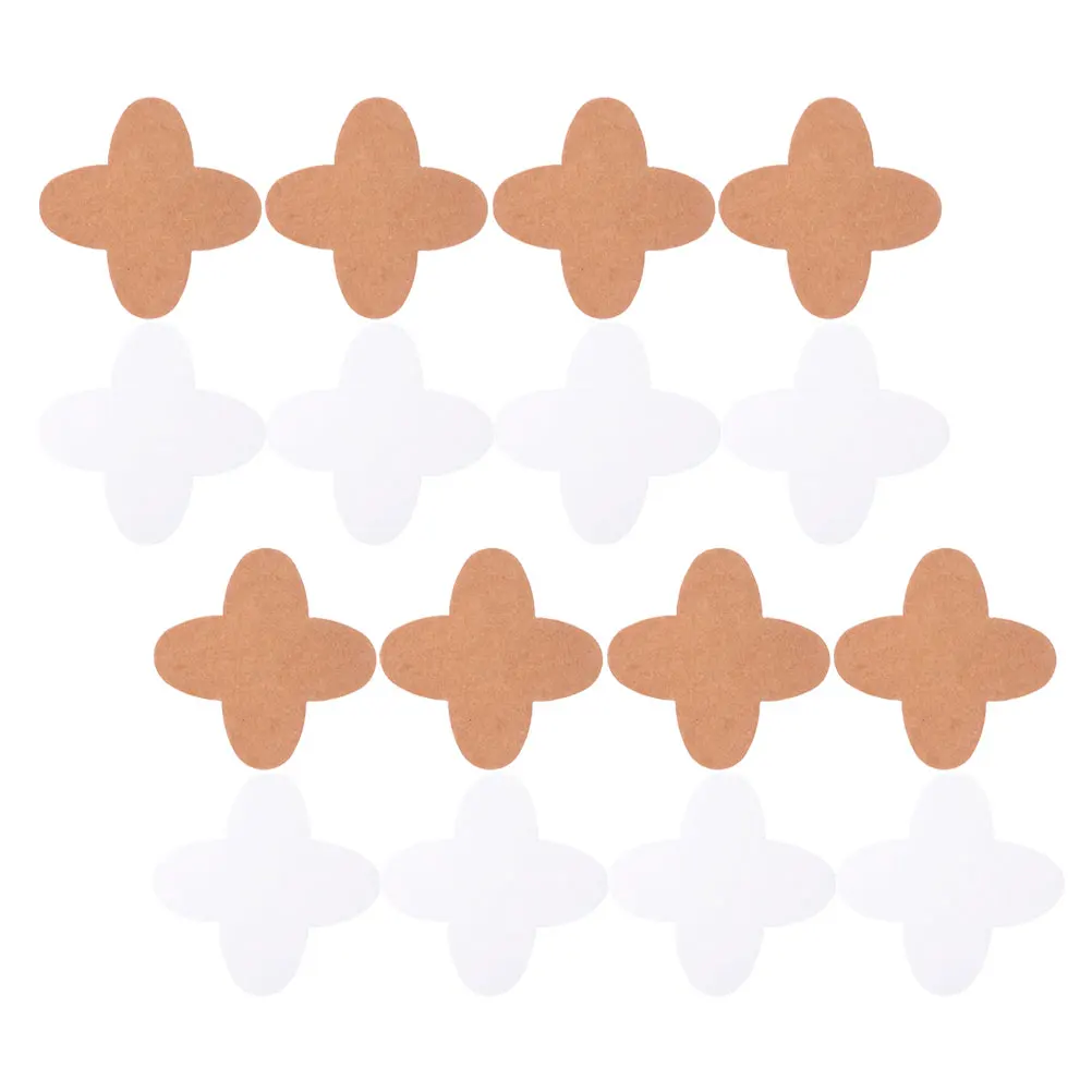 

100 Pcs Chocolate Tray Separator Kraft Cardboard Packaging Candy Paper Trays Wrappers Compartment Layers Confectionery Baking