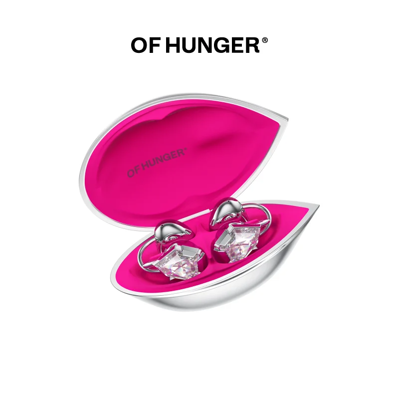 OF HUNGER Limited Edition White Zircon Electronic Gem AI Accessory