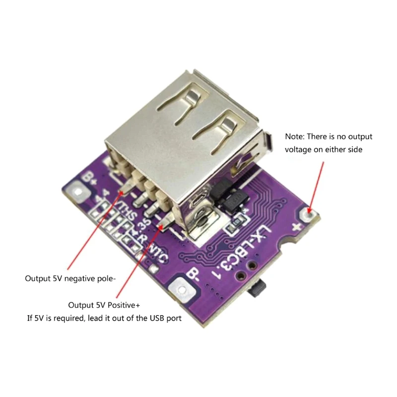 Type-C Motherboards 5V 3.1A Charging and Discharging Integrated Modules Protections Board for DIY