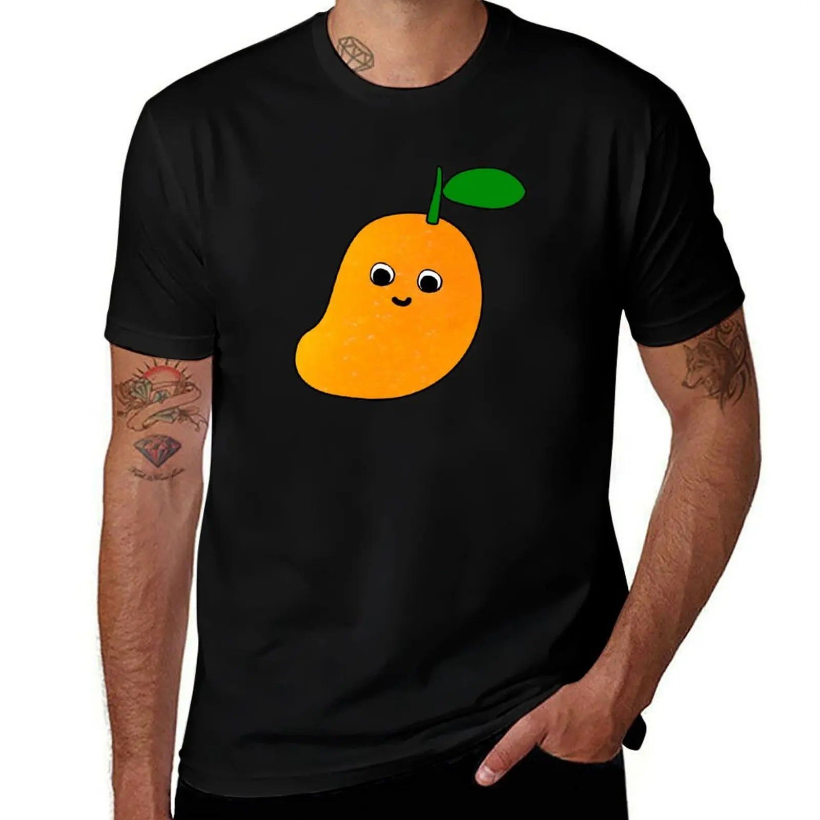 

Happy Mango T-Shirt t shirt man plain man tshirt man t shirts for men casual T-shirt