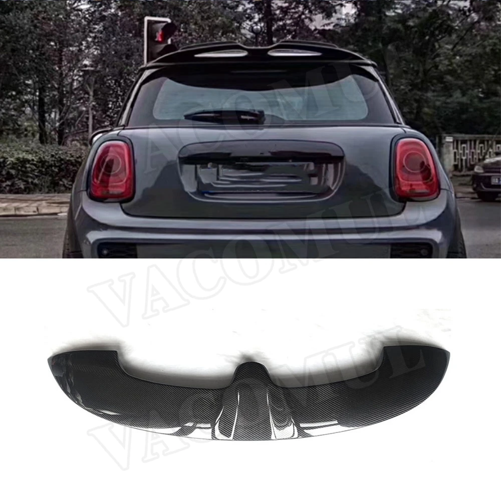 

VACOMUL Carbon Fiber Rear Roof Spoiler Wing Tail Trunk Boot Lip Wing Car Styling for BMW Mini F55 F56 Cooper 2014-2016