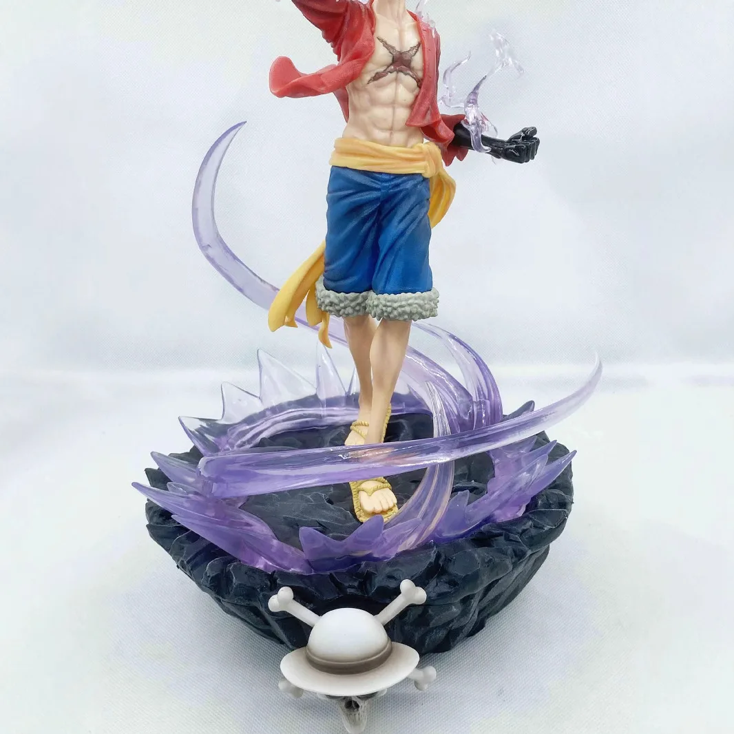 One Piece Monkey D. Ruffy Anime-Figur, Spielzeug, selbstbewusster Smiley, Ruffy-Actionfigur, PVC-Modell, Puppenmodell 2025