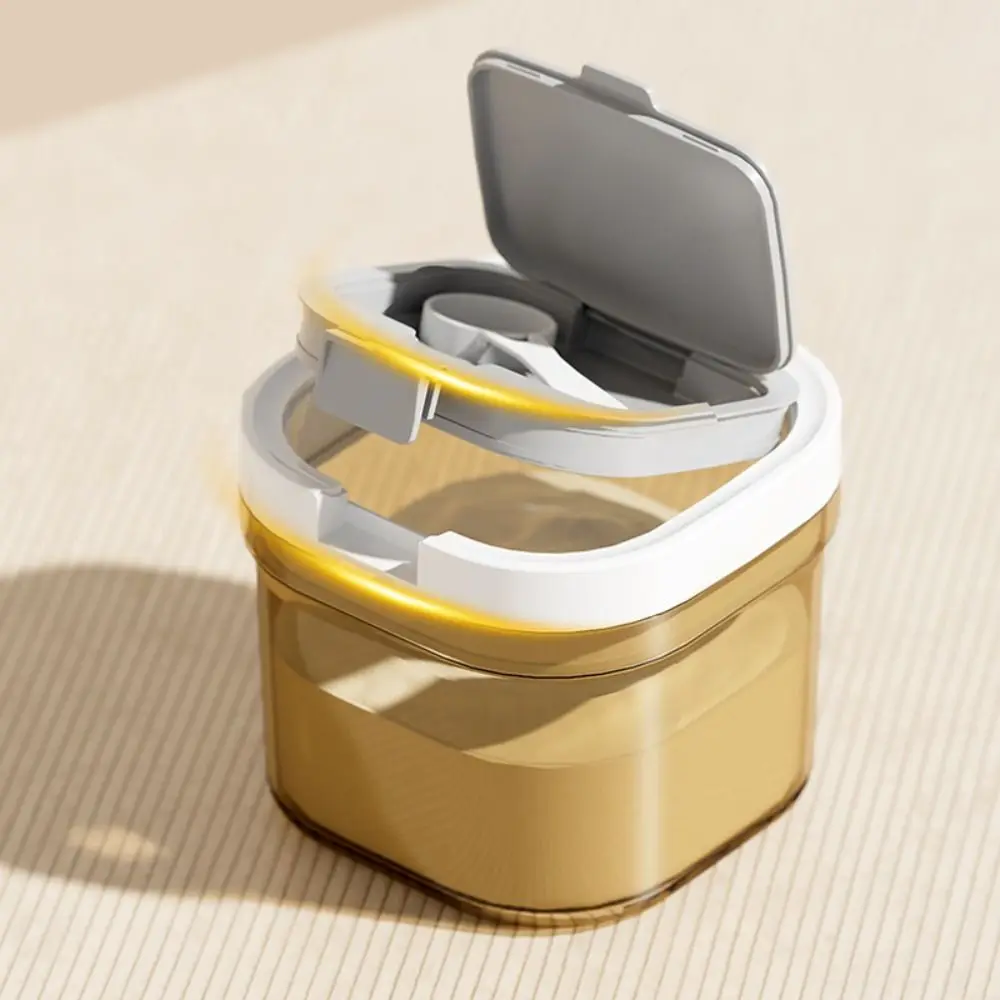 with Scoop Milk Powder Storage Container Stackable Reusable Food Sealed Box Moisture-proof Food Grade Coffee Powder Sealed Jar