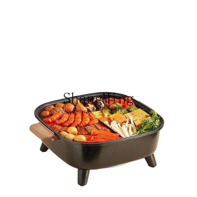 

ZYY household electric cooking pot Maifanshi mandarin duck hot pot 6 liters Maifanshi mandarin duck pot