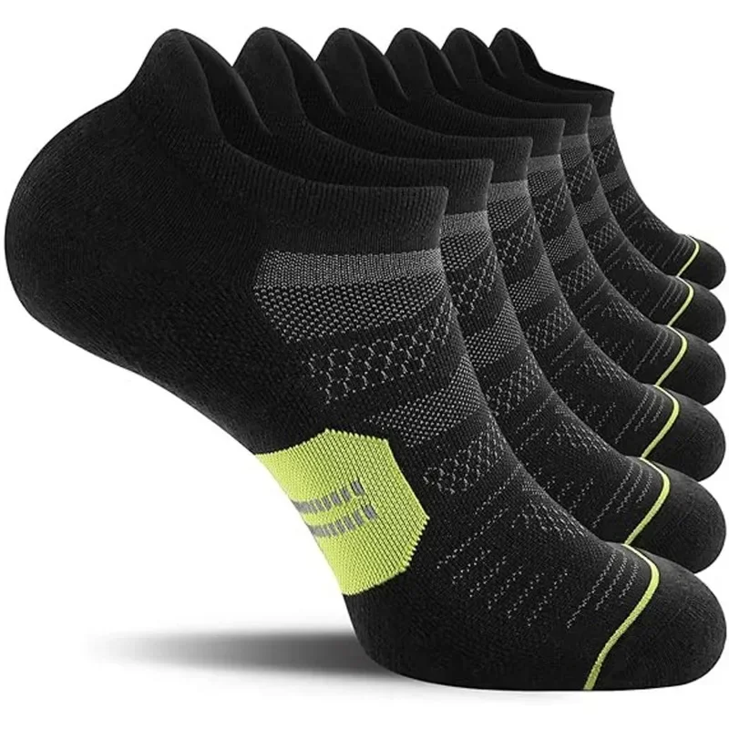 Calcetines cortos de verano de talla grande para hombre y mujer, calcetines deportivos para correr y fitness, 6 piezas】